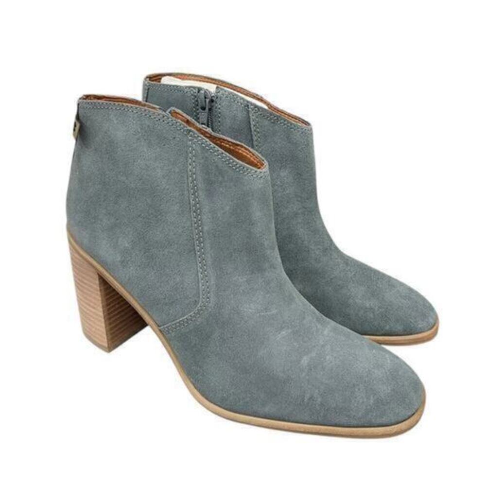 Lucky Brand Pellyon Heeled Bootie in Slate Grey size 10 NWOB